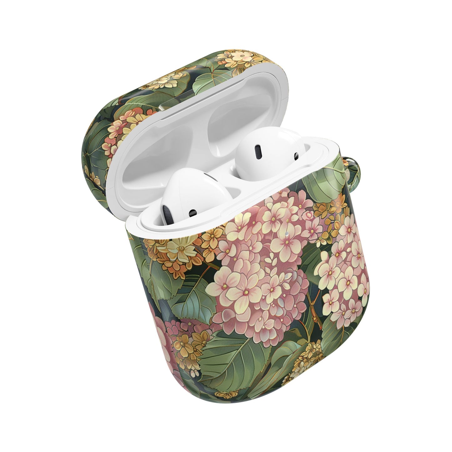 Vintage Hydrangea Floral AirPod Case
