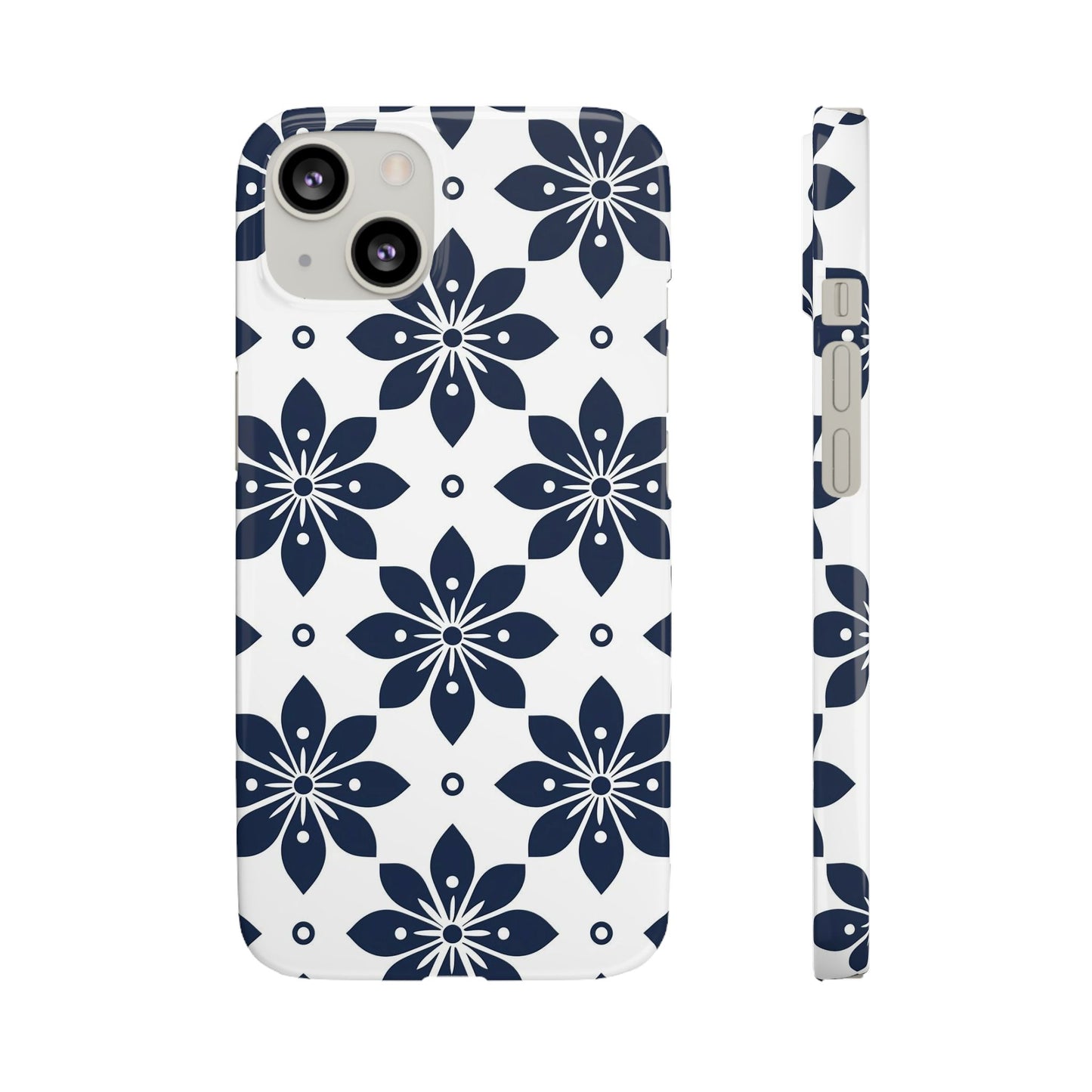 Azure Lattice Snap Case