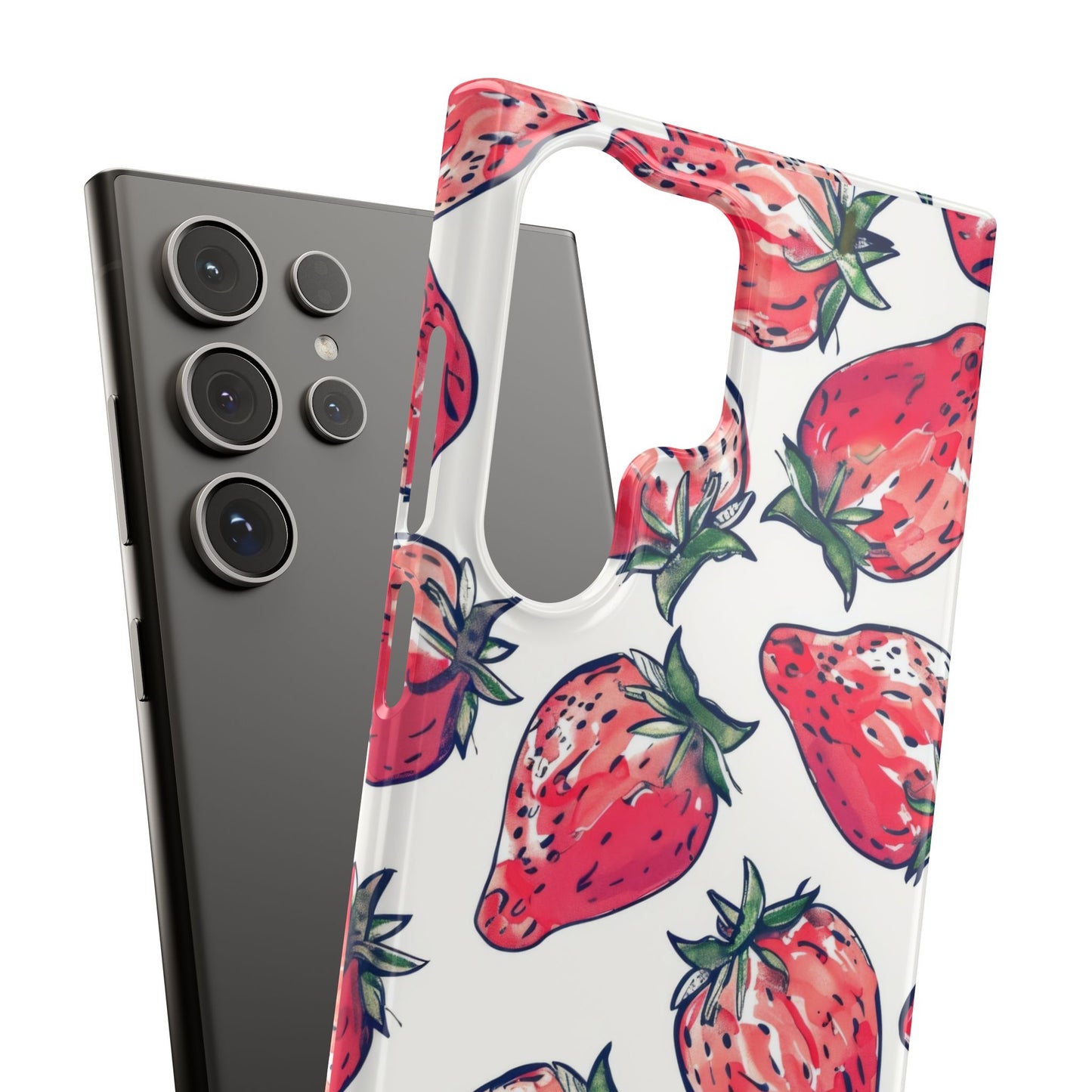 Creamy Berry Phone Snap Case