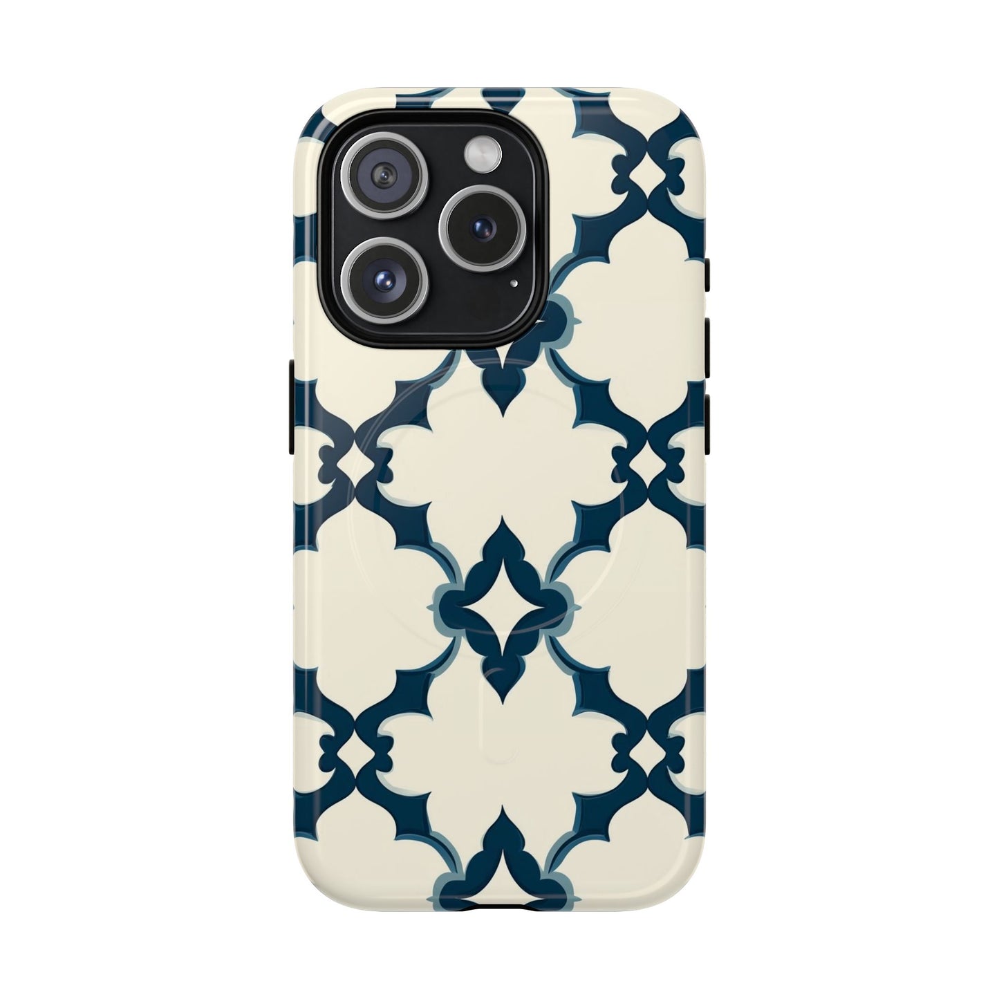 Midnight Quatrefoil Tough Magnetic Case