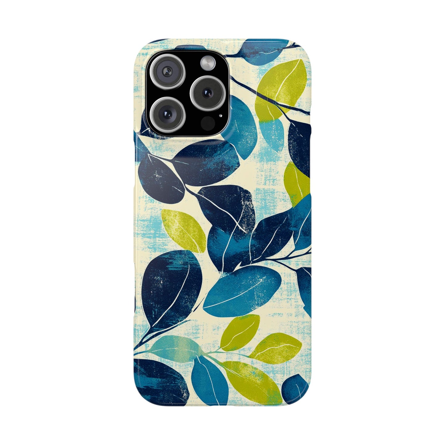 Retro Leaves Snap Phone Case
