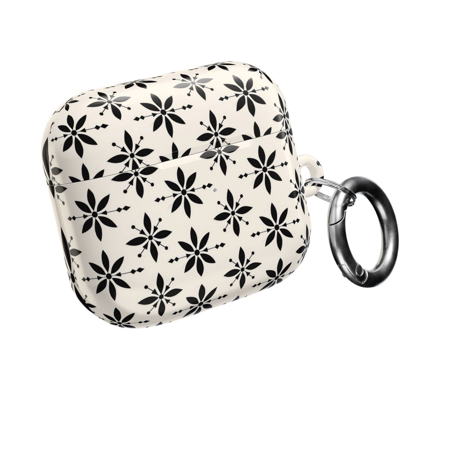 Cream & Black Design AirPod Cases
