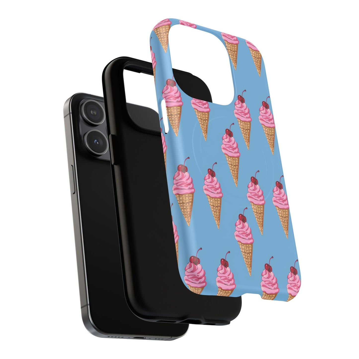 Cherry Swirl Tough Magnetic Phone Case