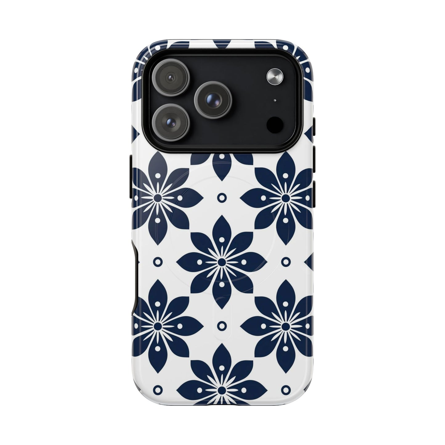 Azure Lattice Tough Magnetic Case