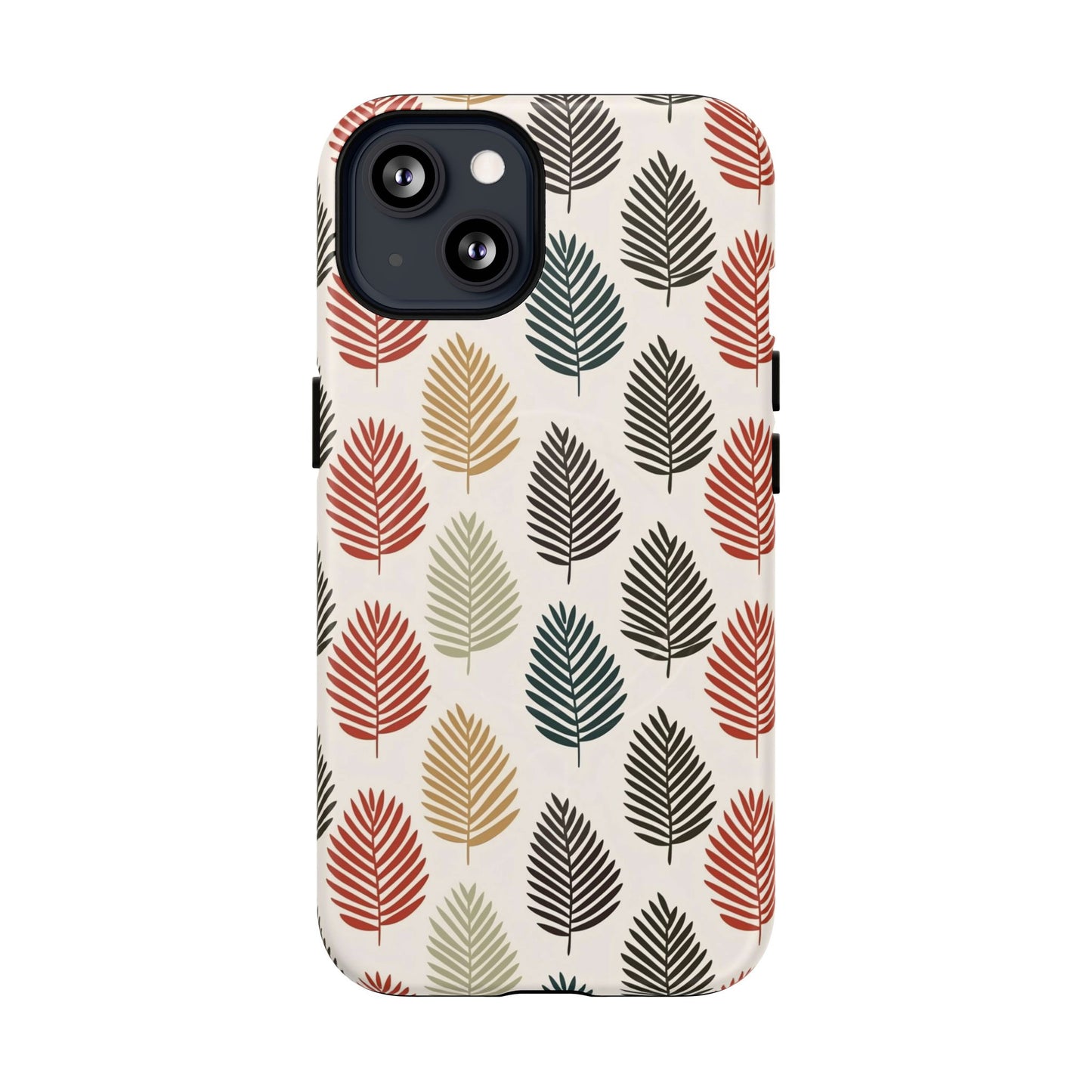 Robuste magnetische Handyhülle mit Herbstlaub-Motiv