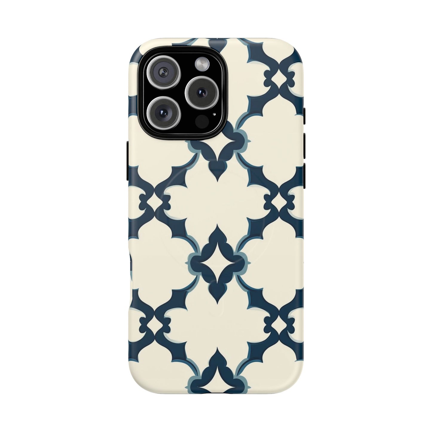 Midnight Quatrefoil Tough Magnetic Case