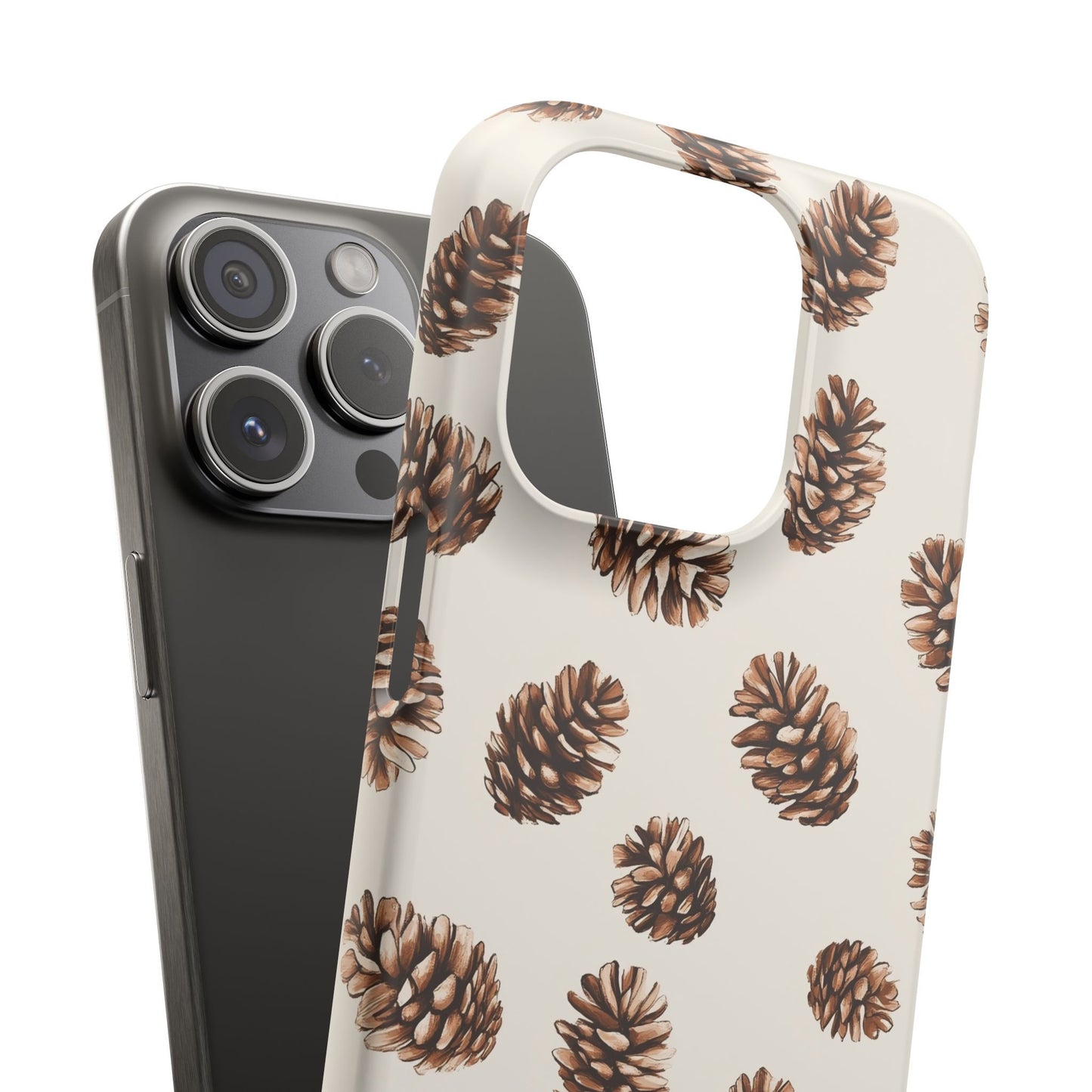 Woodland- Pine Cone Snap Phone Case