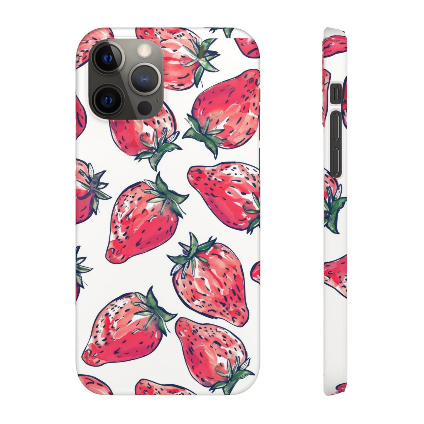 Creamy Berry Phone Snap Case