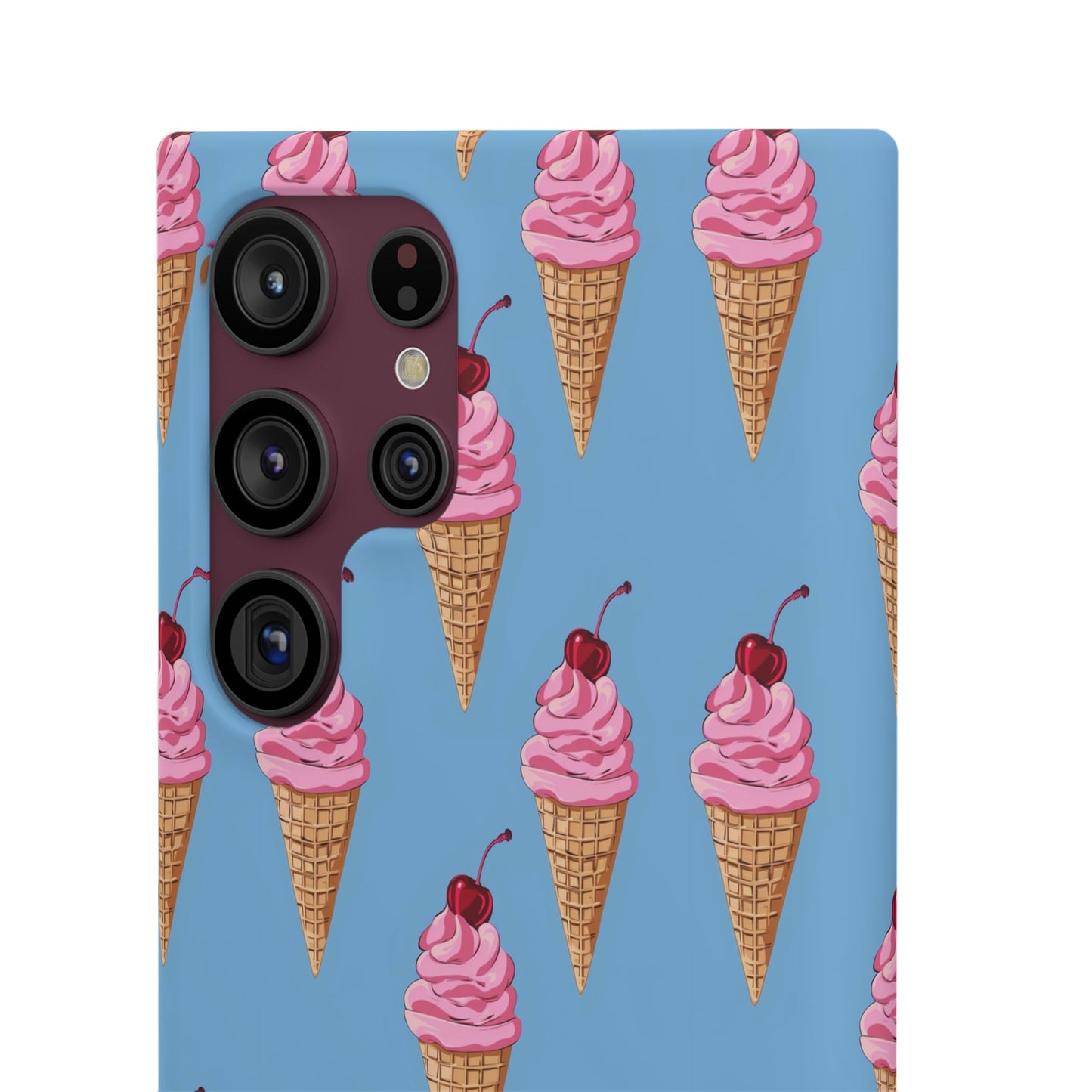 Cherry Swirl Phone Snap Case