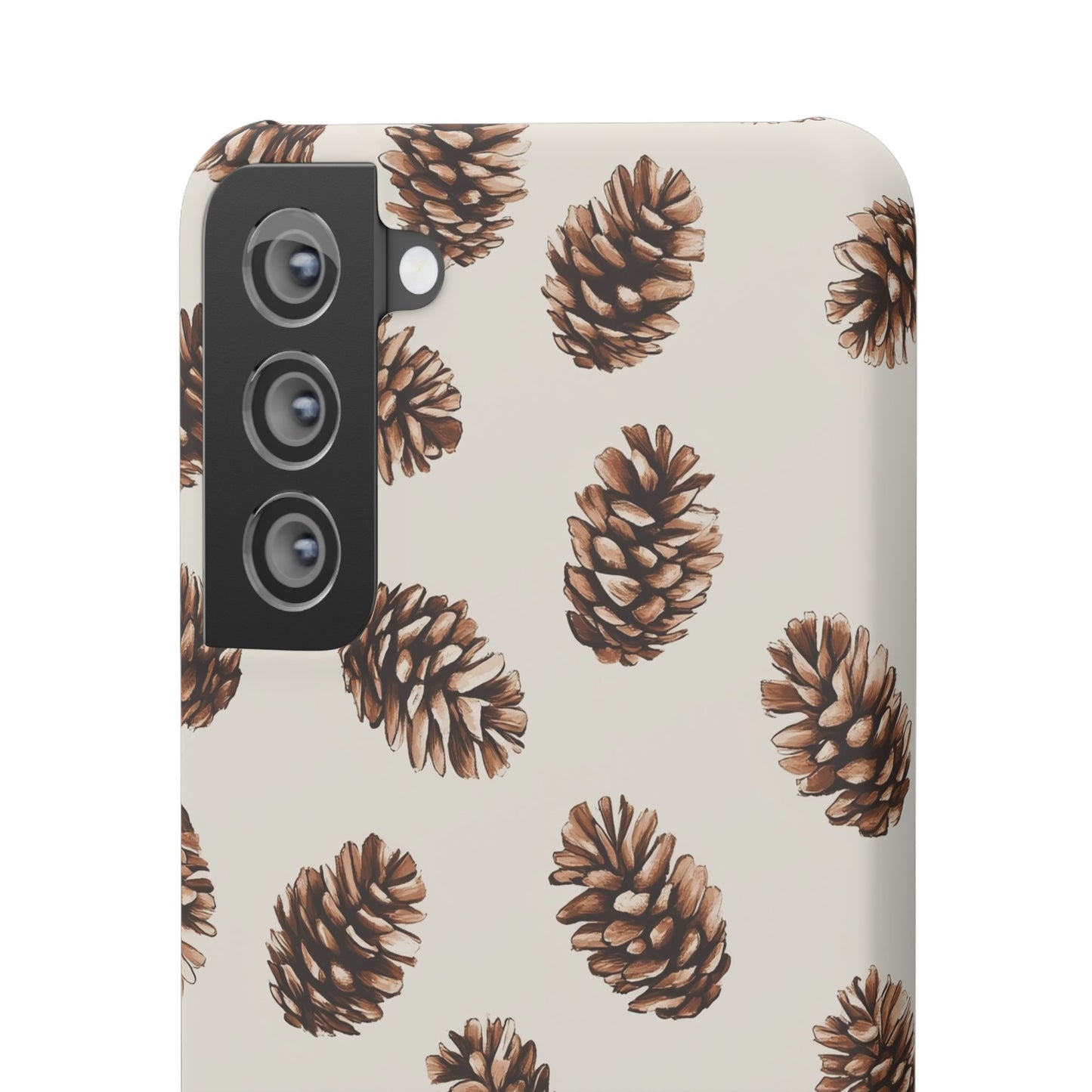 Woodland- Pine Cone Snap Phone Case