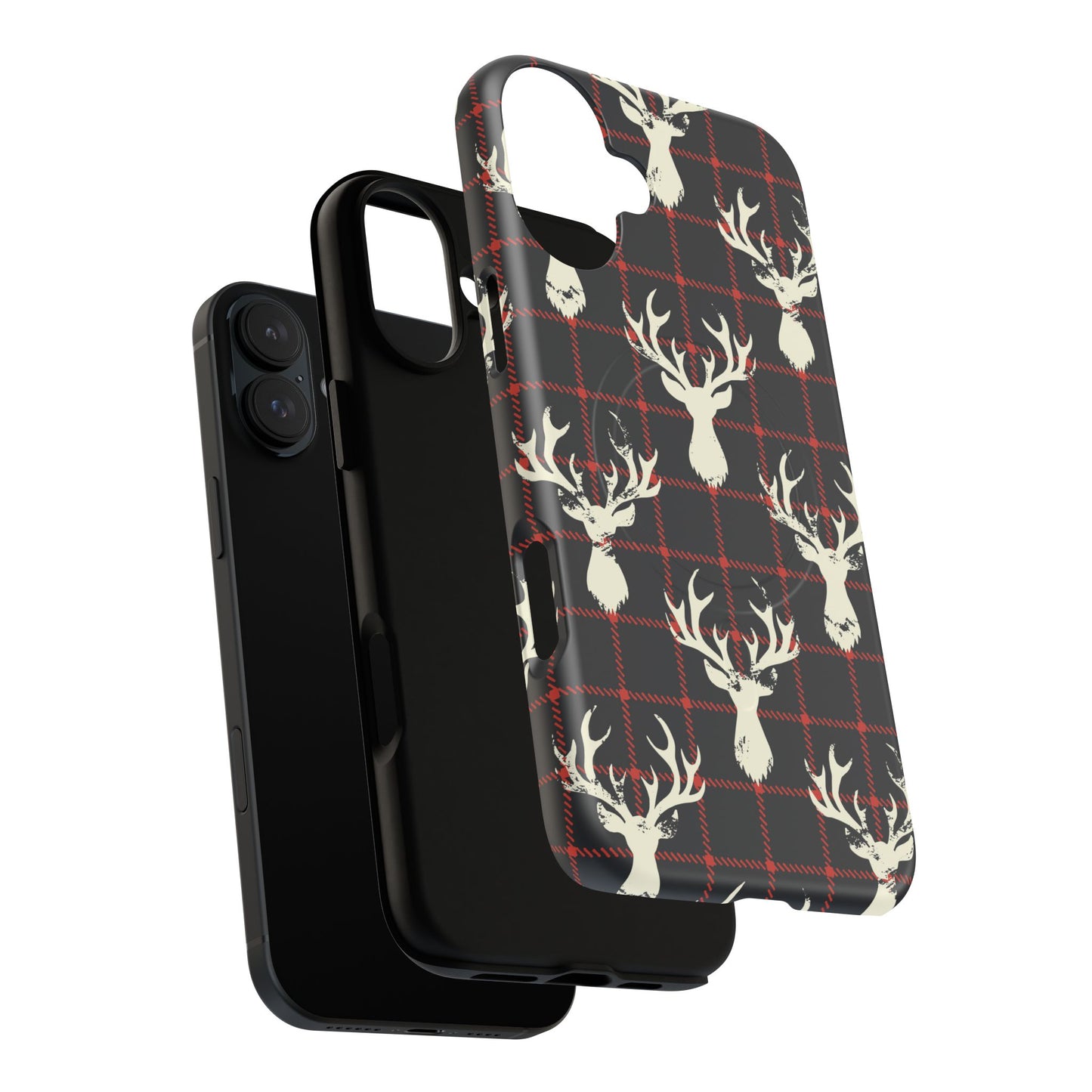 Stag Plaid Tough Magnetic Case