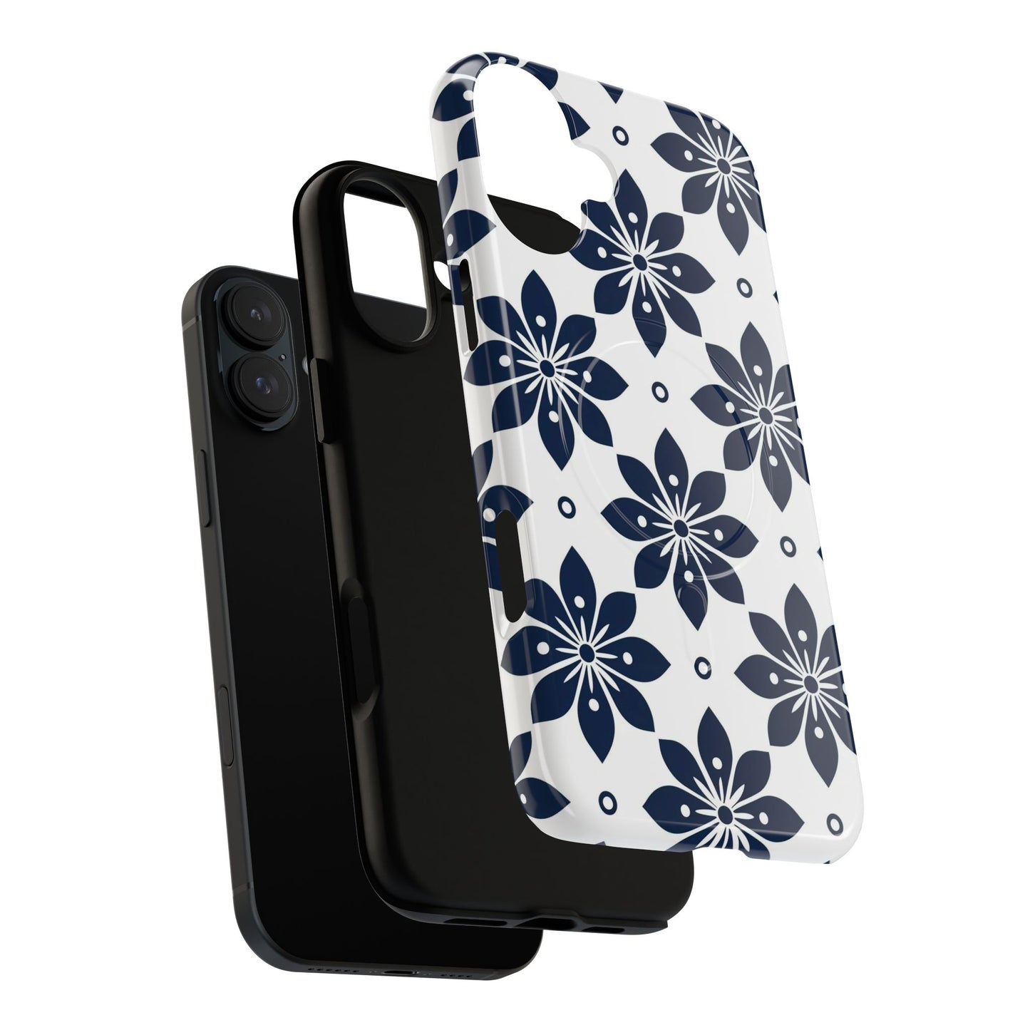 Azure Lattice Tough Magnetic Case