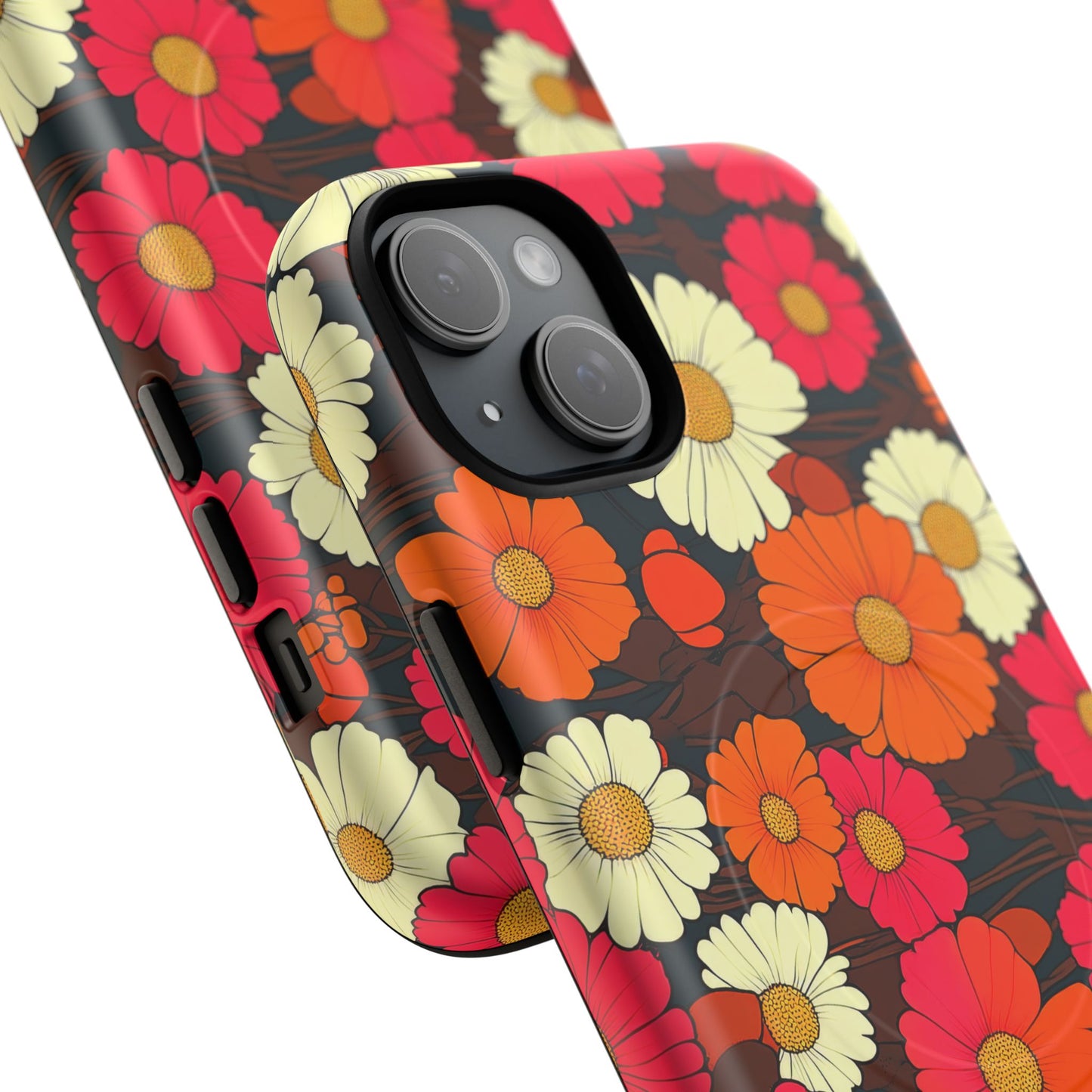 Flower Power Vintage Phone Tough Magnetic Case