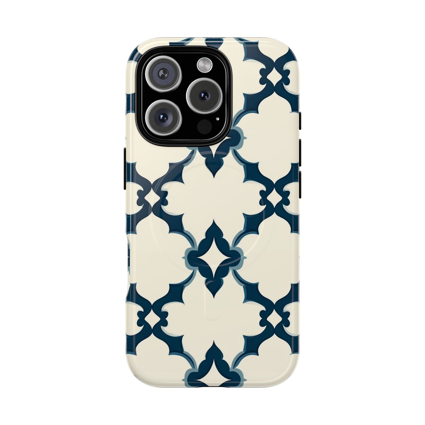 Midnight Quatrefoil Tough Magnetic Case