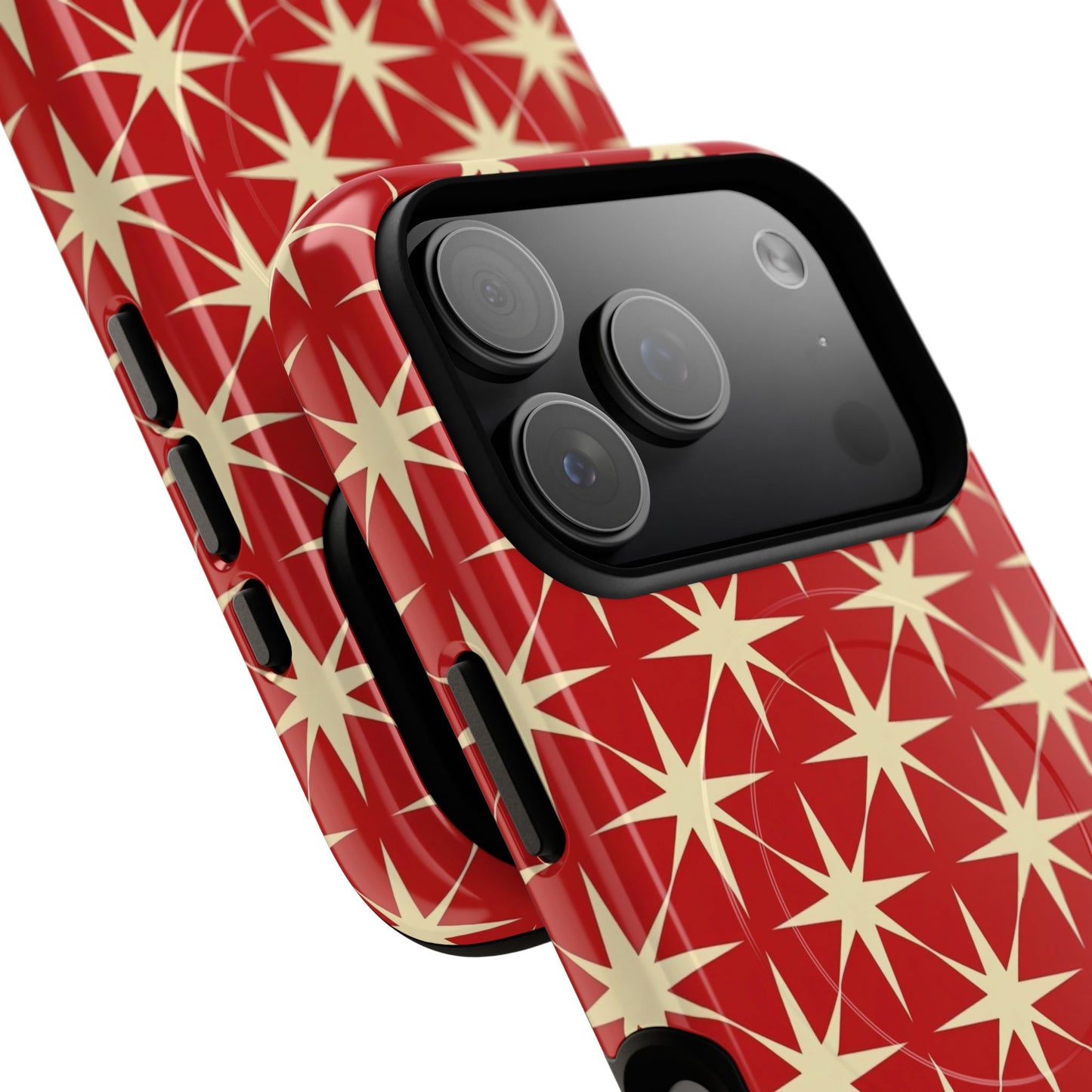 Crimson Star Tough Magnetic Phone Case