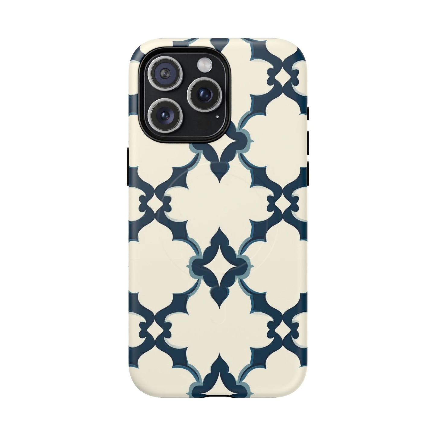 Midnight Quatrefoil Tough Magnetic Case