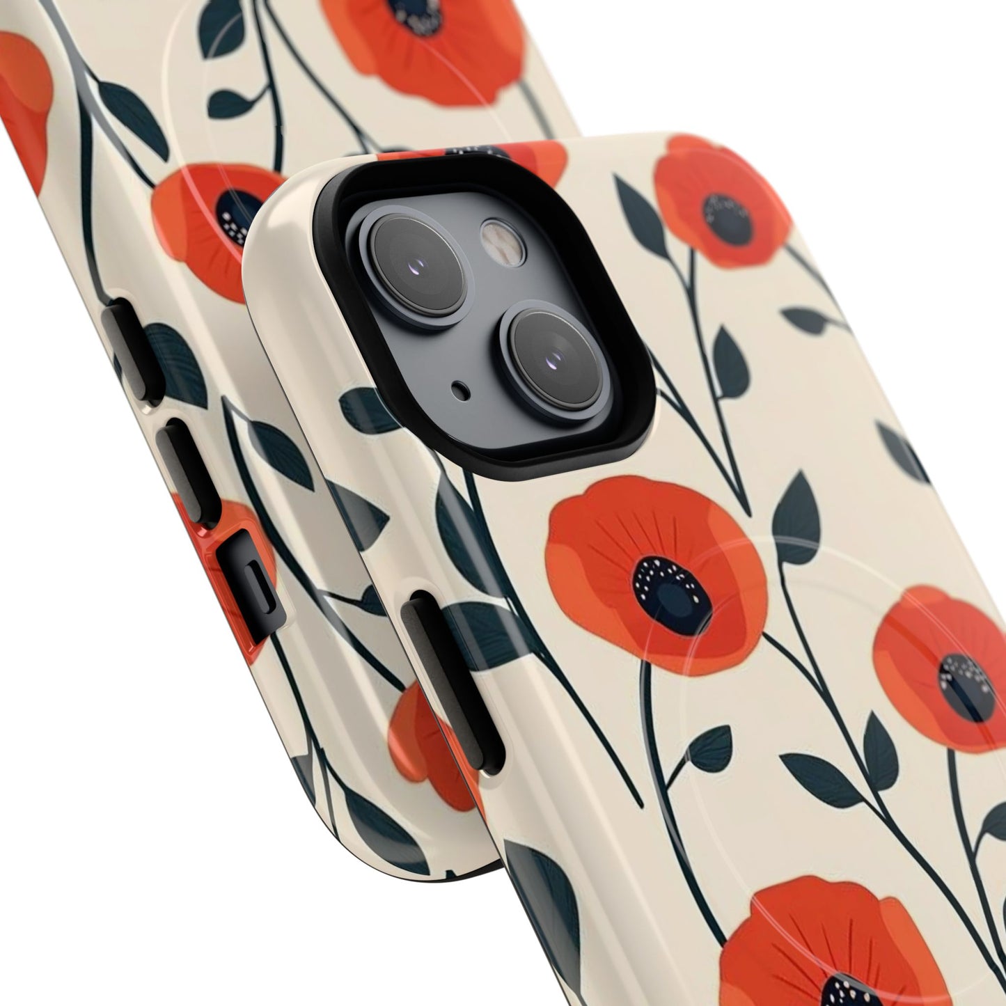 Poppy Fields Tough Magnetic Phone Case