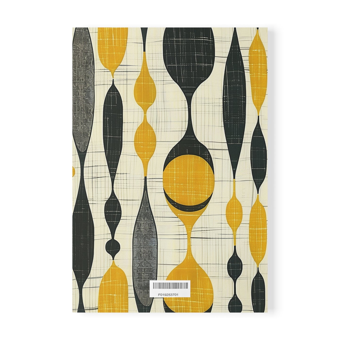 Atomic Garden Mid-Century Modern Design Softcover Notebook, A5