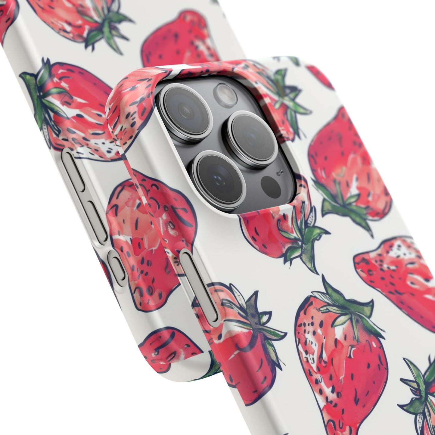 Creamy Berry Phone Snap Case