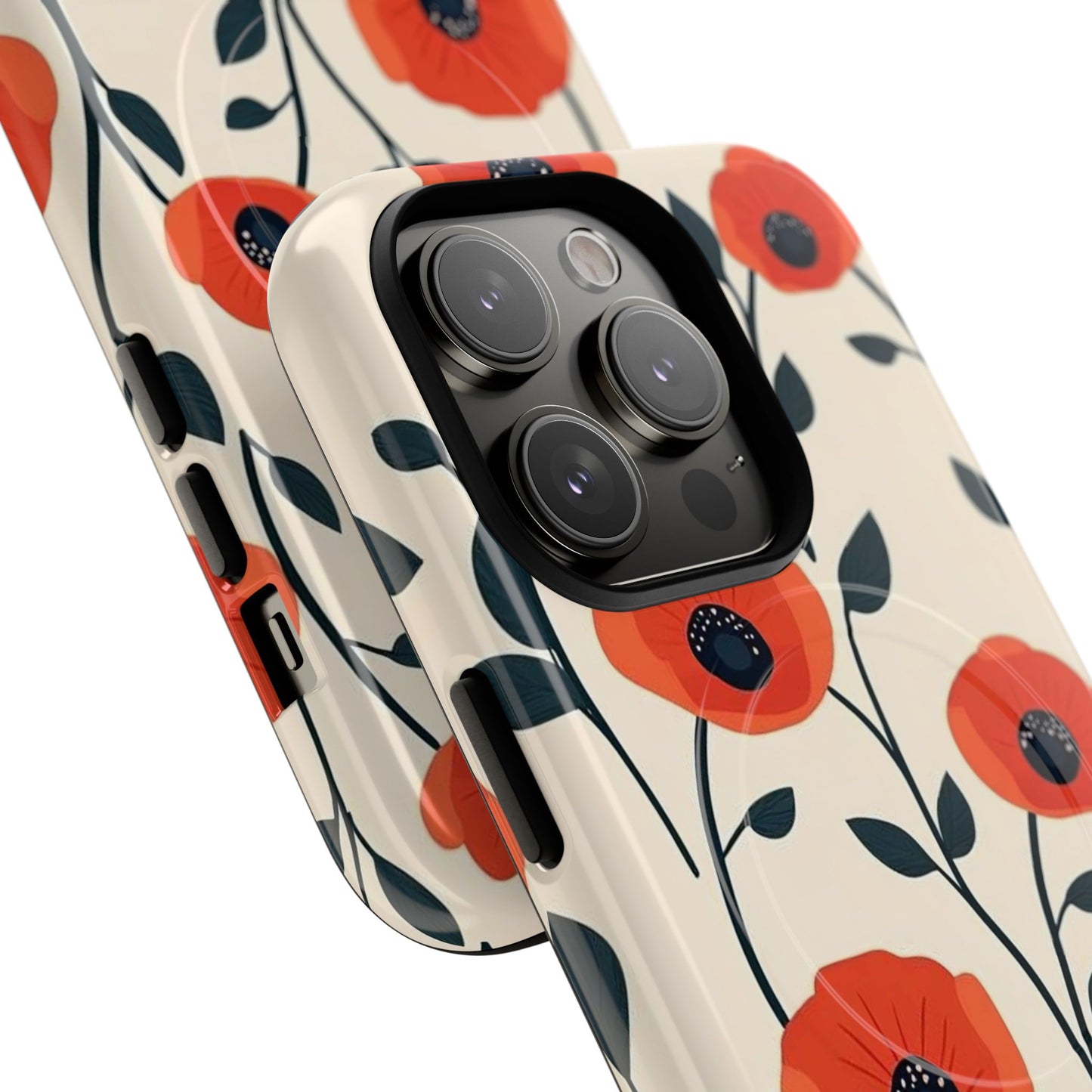 Poppy Fields Tough Magnetic Phone Case