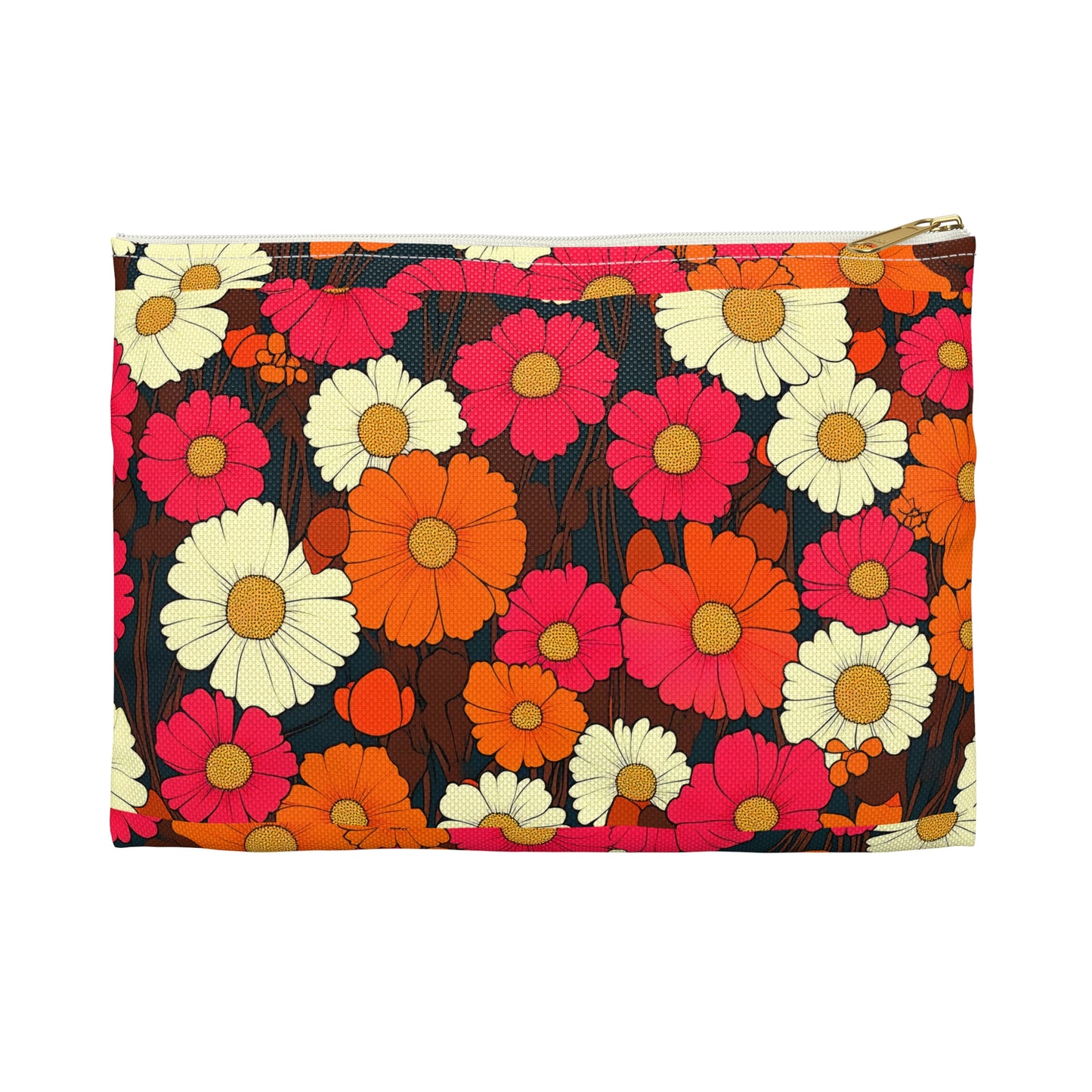 Retro Blooms Accessory Pouch