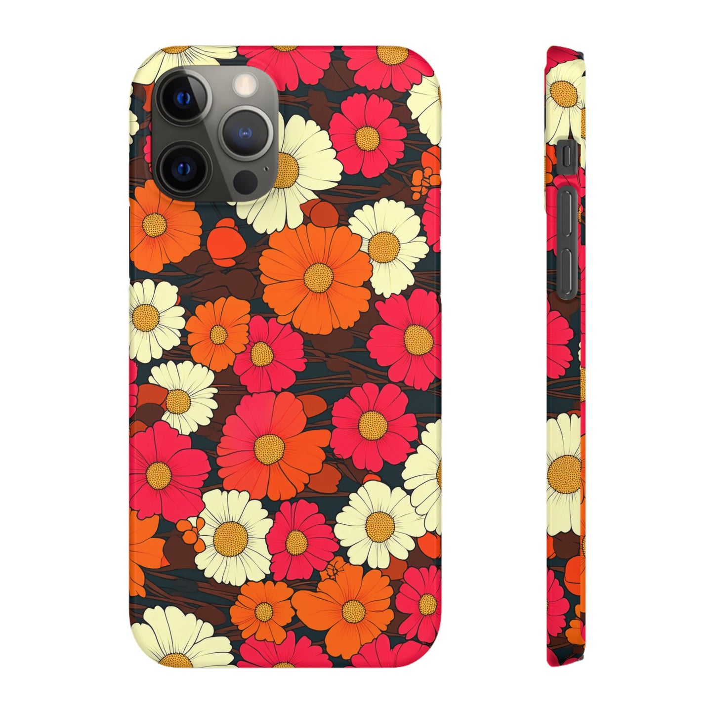 Petal Swing Retro Phone Snap Case