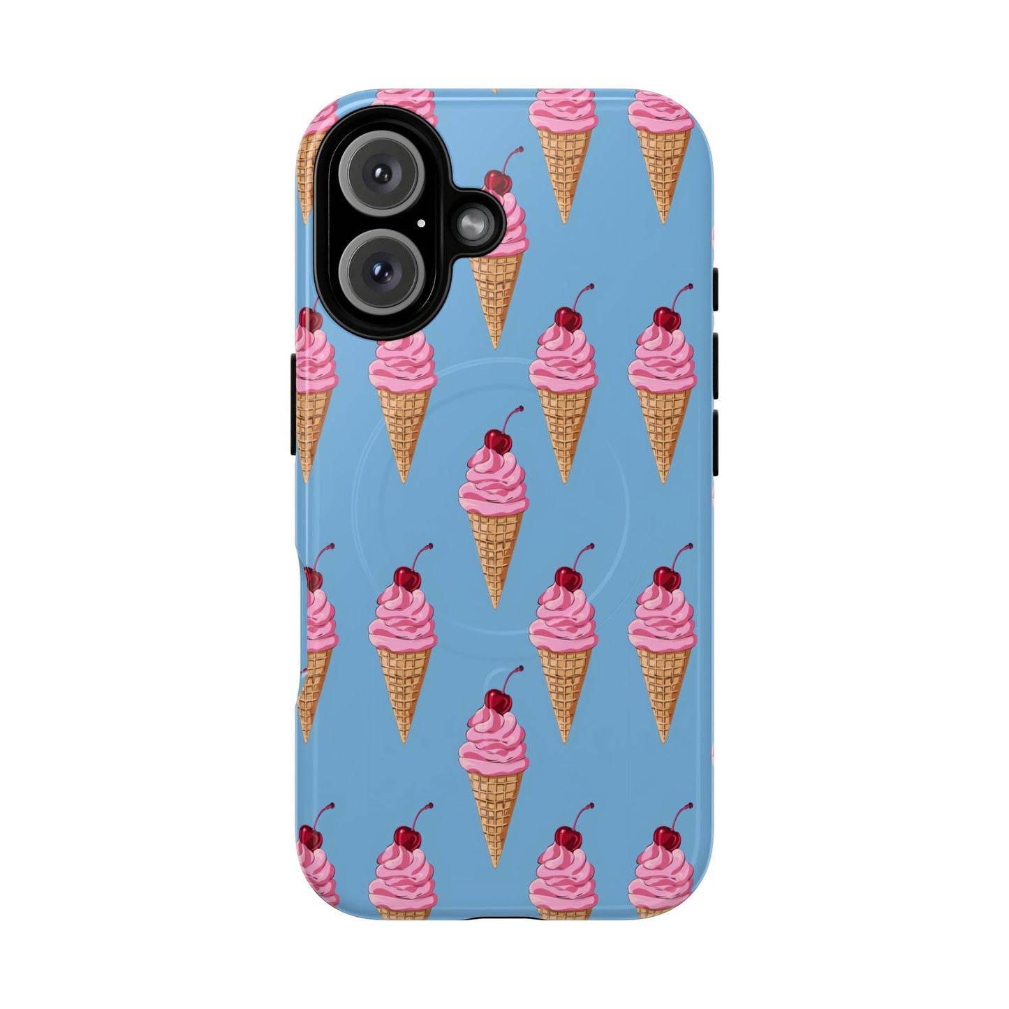 Cherry Swirl Tough Magnetic Phone Case