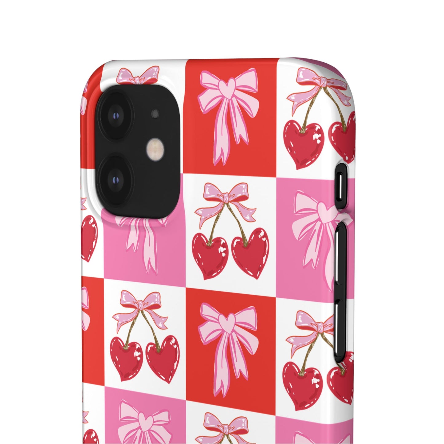 Sweet Pink Coquette Snap Case