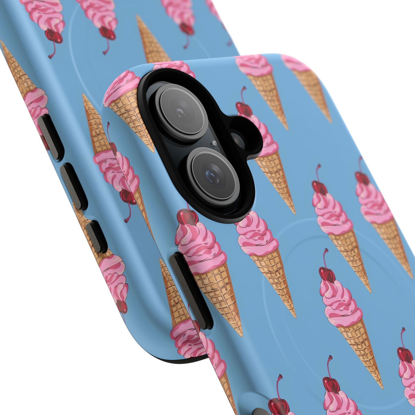 Cherry Swirl Tough Magnetic Phone Case