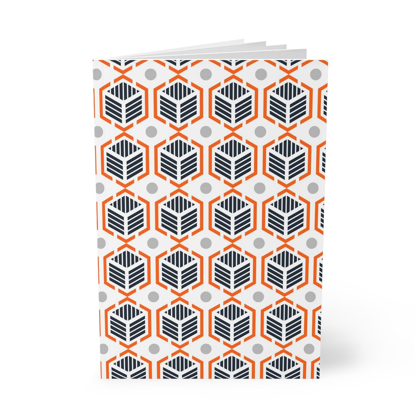 Geometric Pattern Softcover Notebook A5