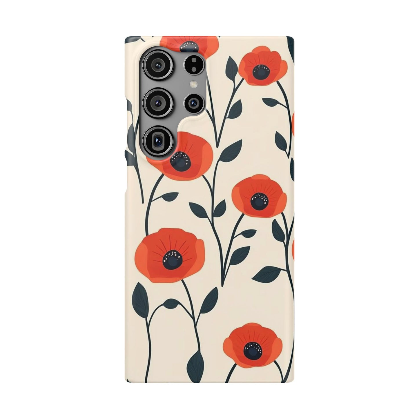 Poppy Fields Phone Snap Case