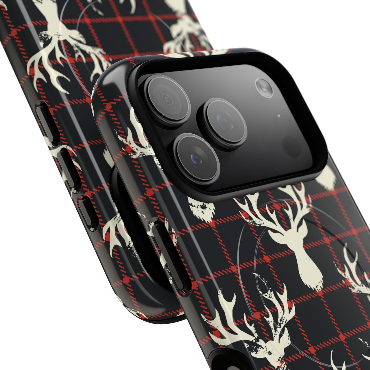 Stag Plaid Tough Magnetic Case