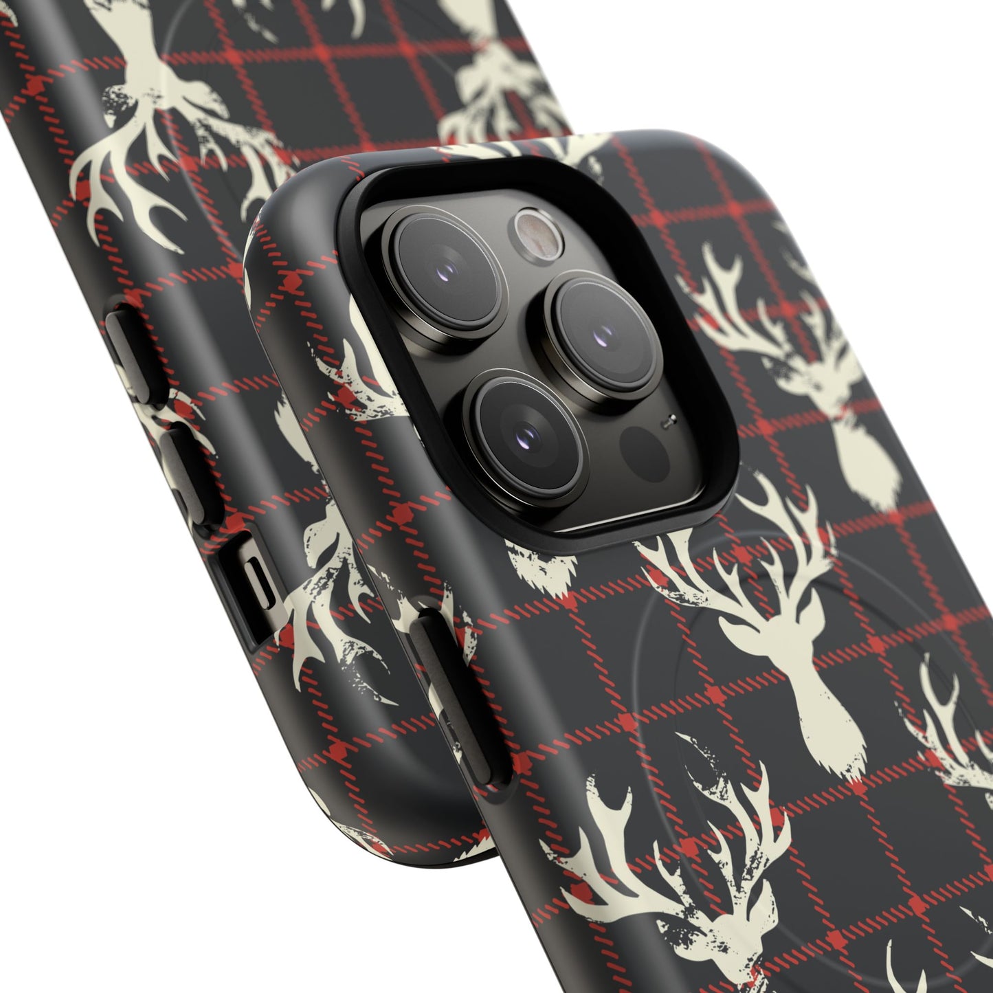 Stag Plaid Tough Magnetic Case