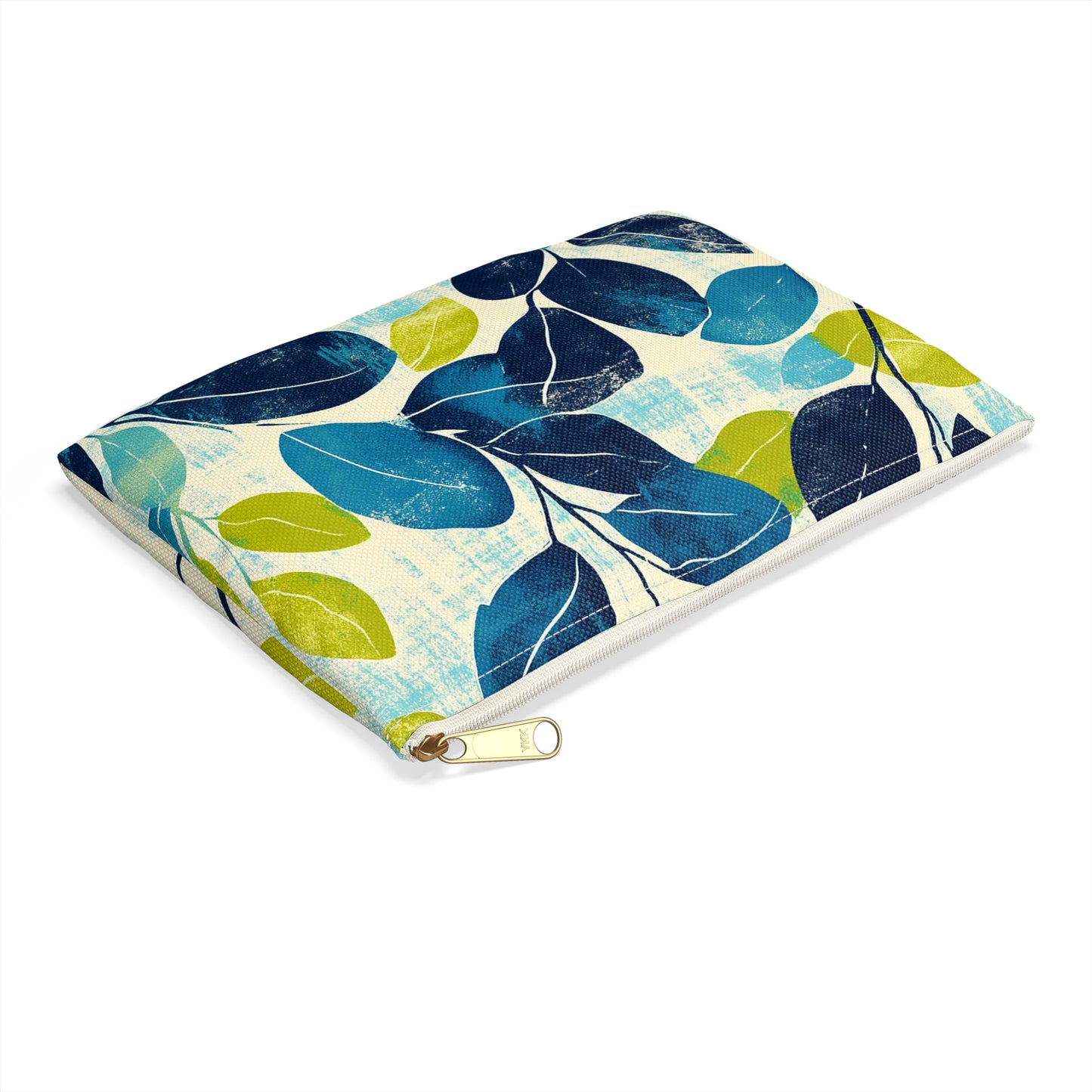 Retro Leaves Accessory Pouch