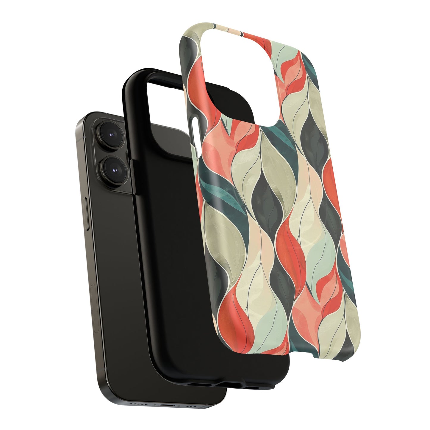 Soft Swirl Floral Tough Magnetic Case