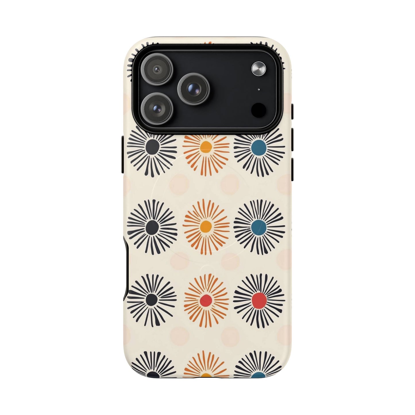 Burstwise Colorful Floral Tough Magnetic Case