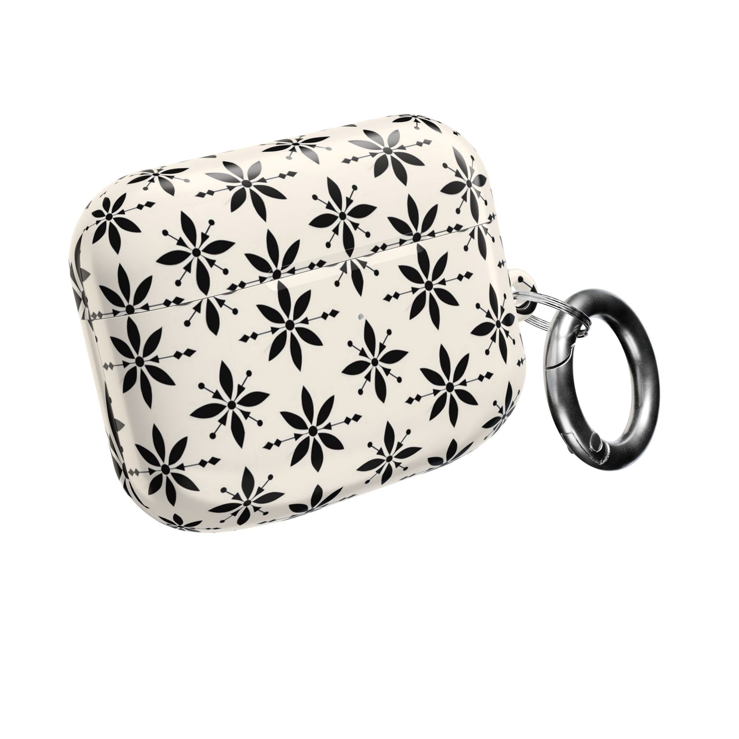 Cream & Black Design AirPod Cases