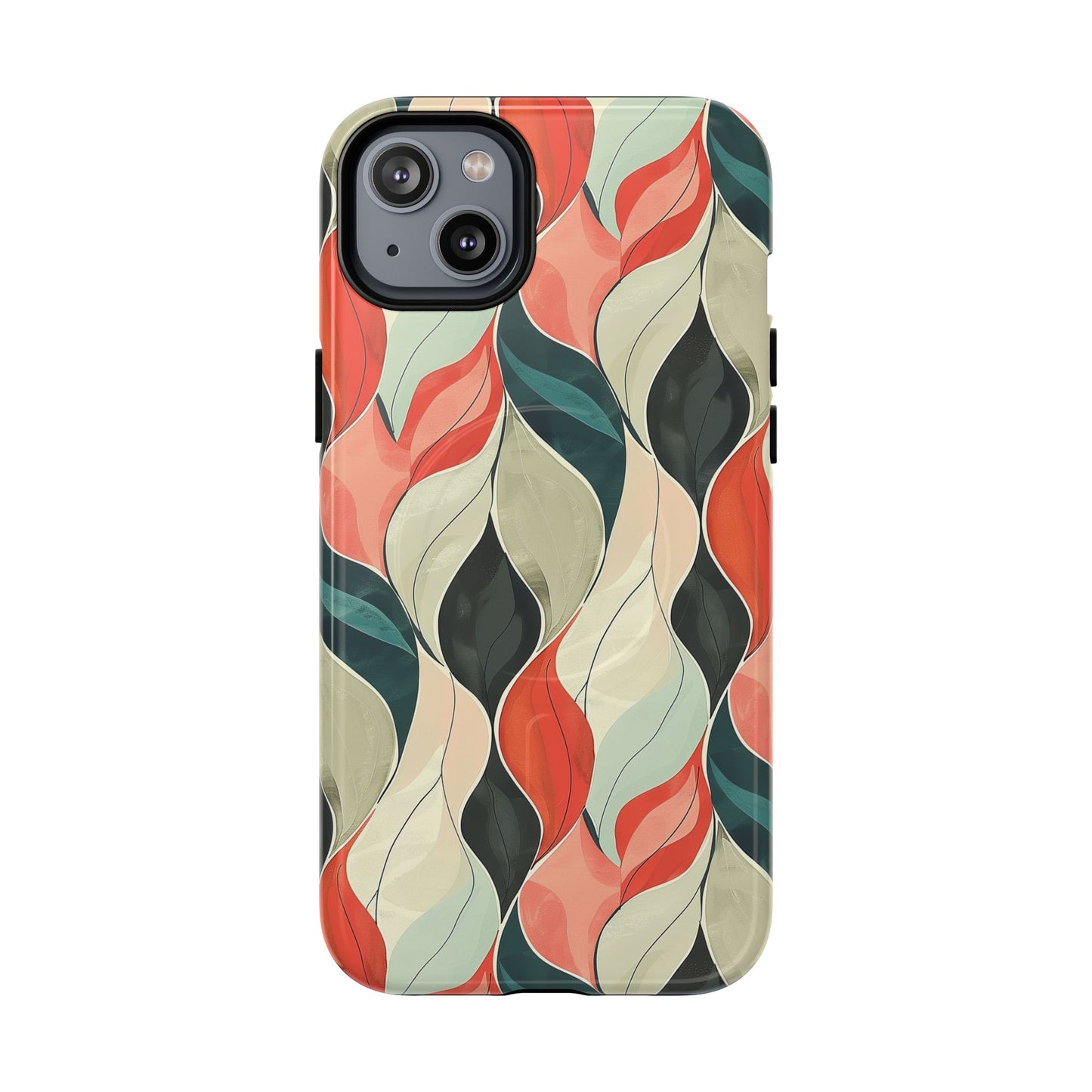 Soft Swirl Floral Tough Magnetic Case