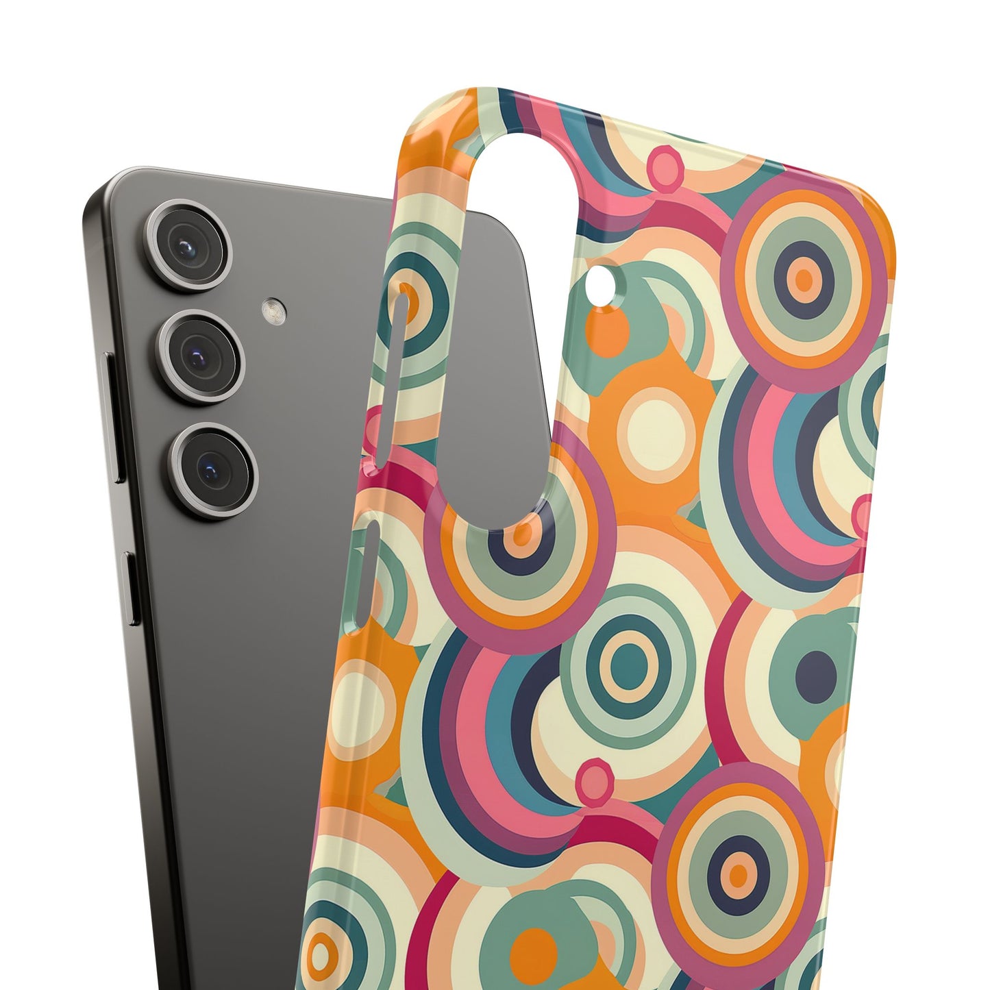 Retro Ripple Snap Case