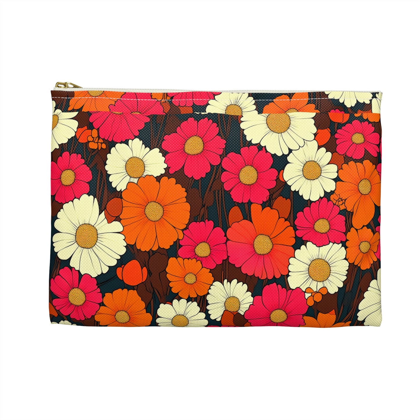 Retro Blooms Accessory Pouch