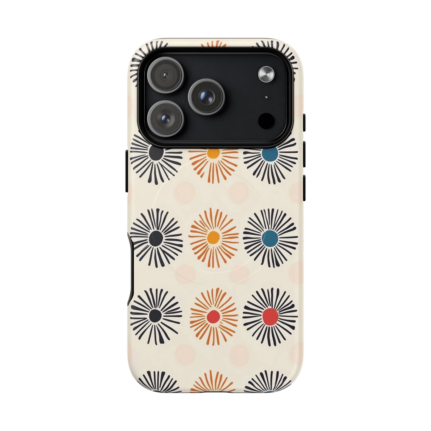 Burstwise Colorful Floral Tough Magnetic Case