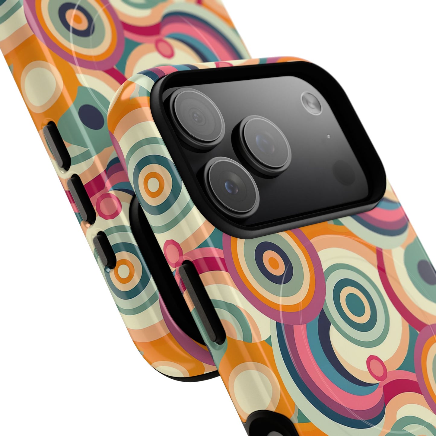 Retro Ripple Tough Magnetic Phone Case