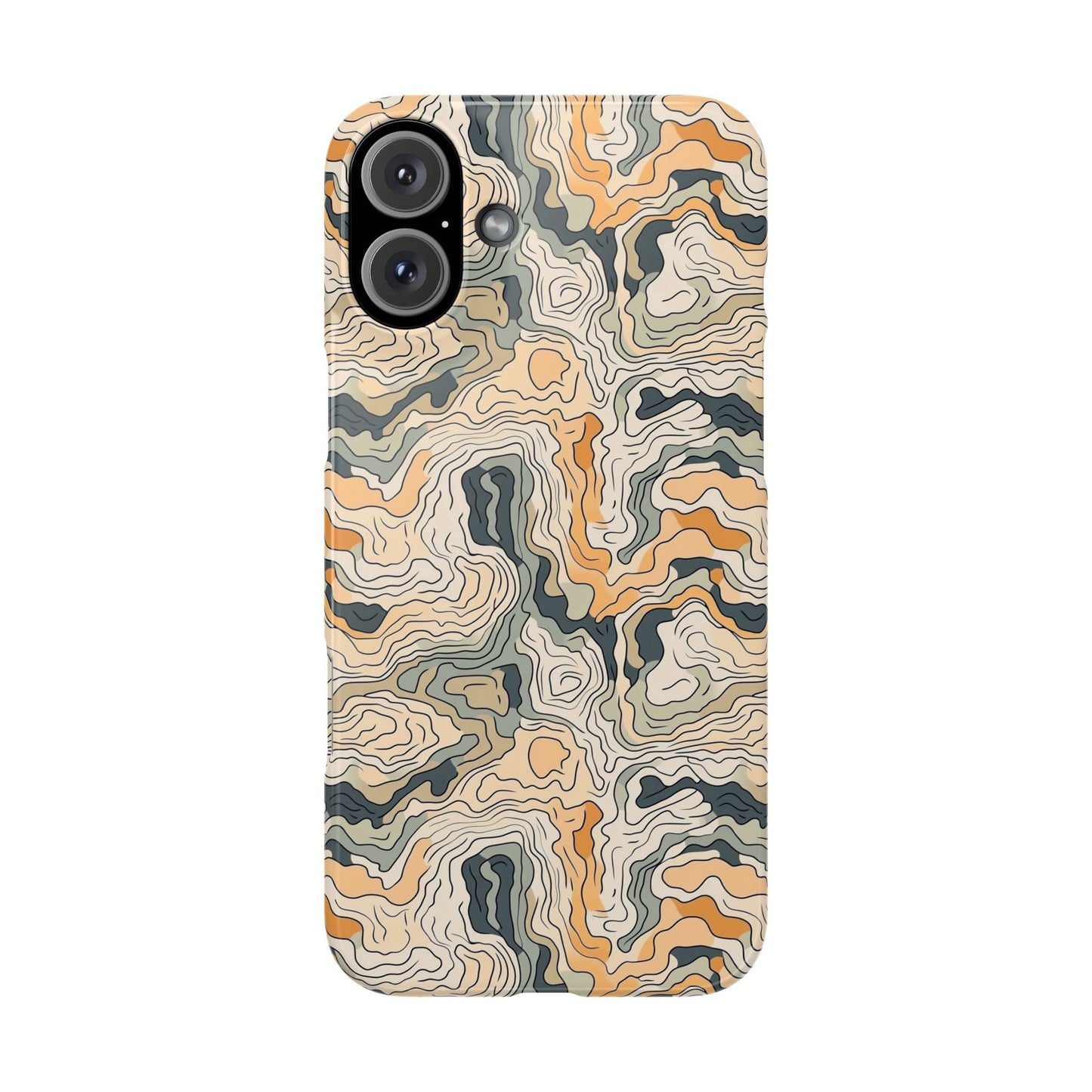 Earthy Abstract Snap Case
