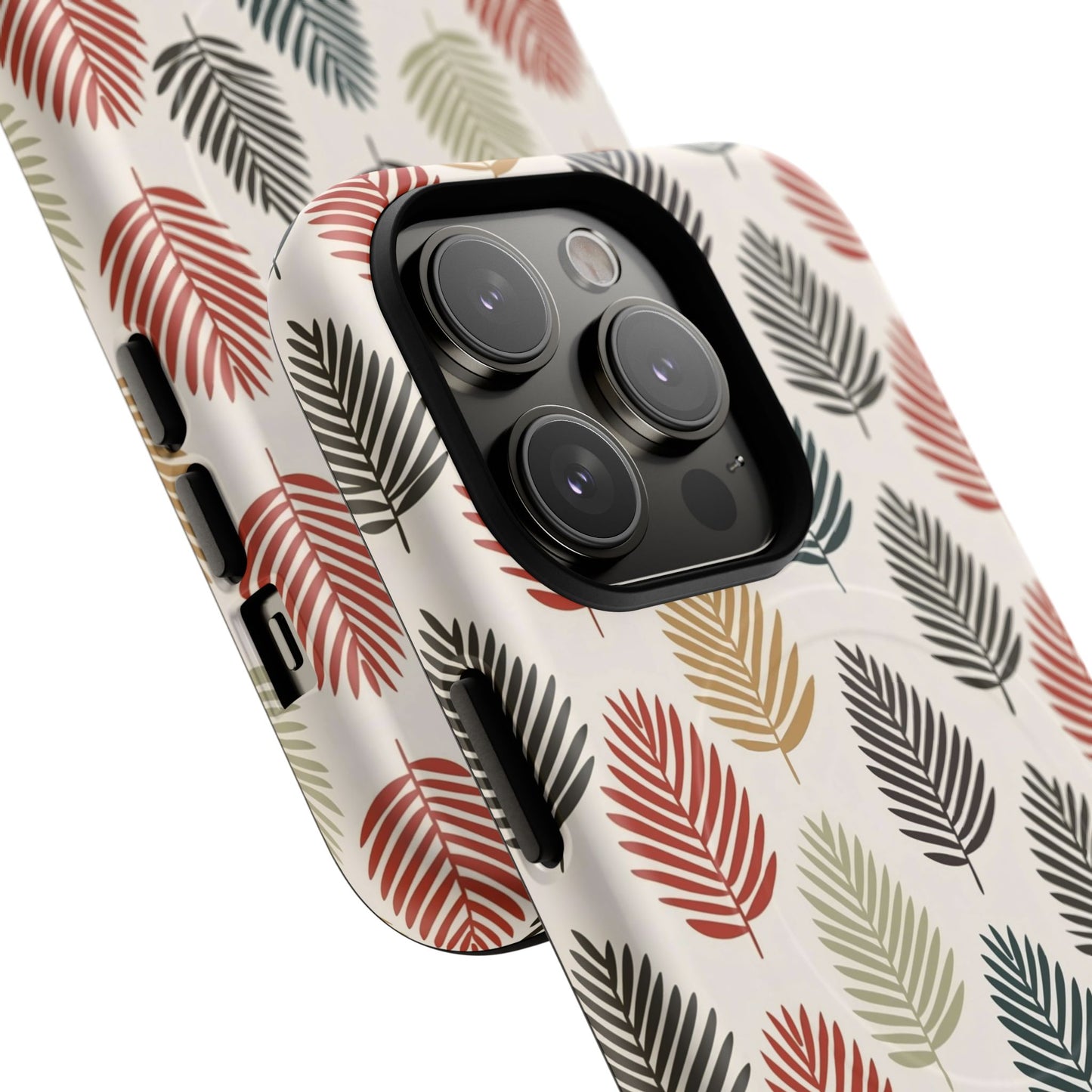 Robuste magnetische Handyhülle mit Herbstlaub-Motiv