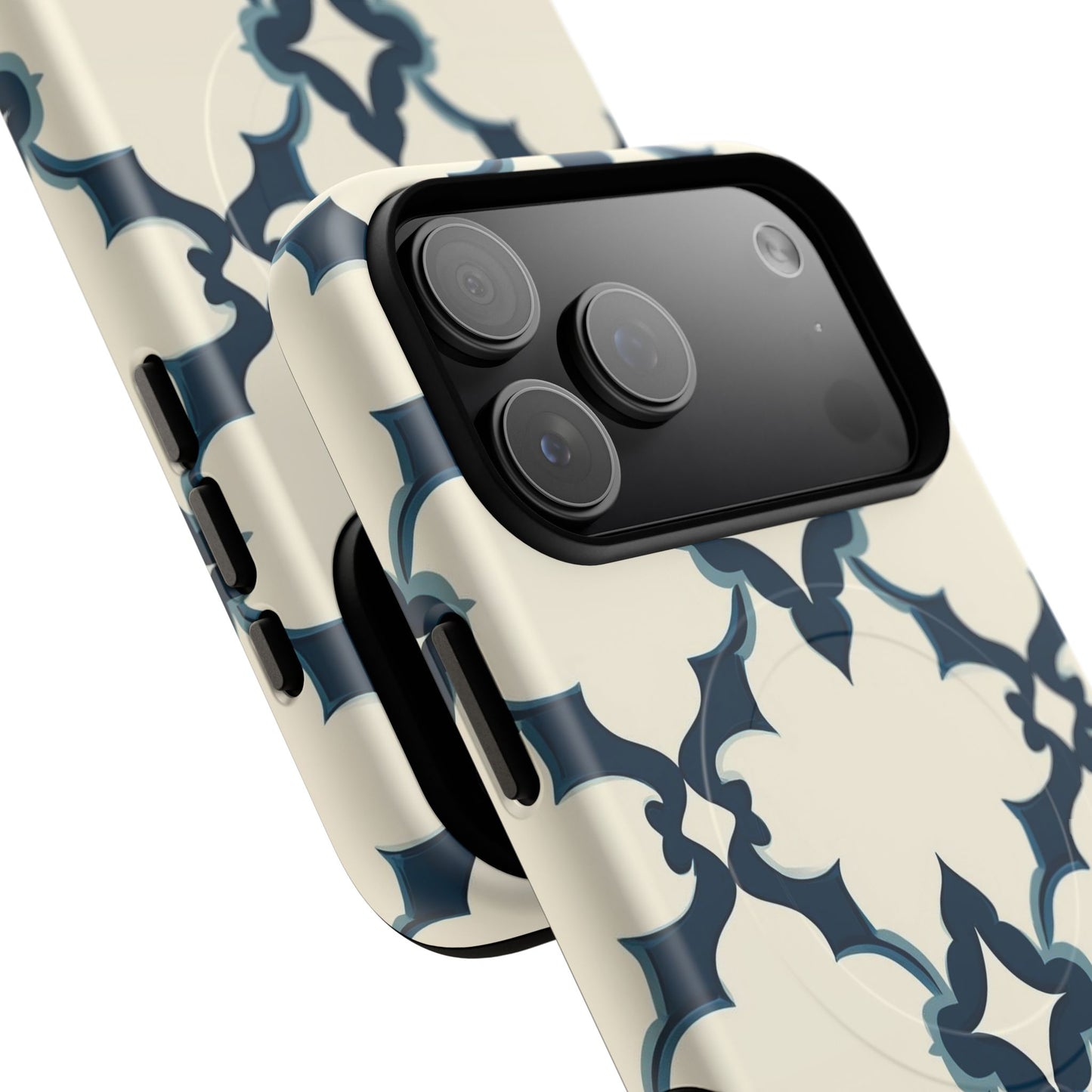 Midnight Quatrefoil Tough Magnetic Case