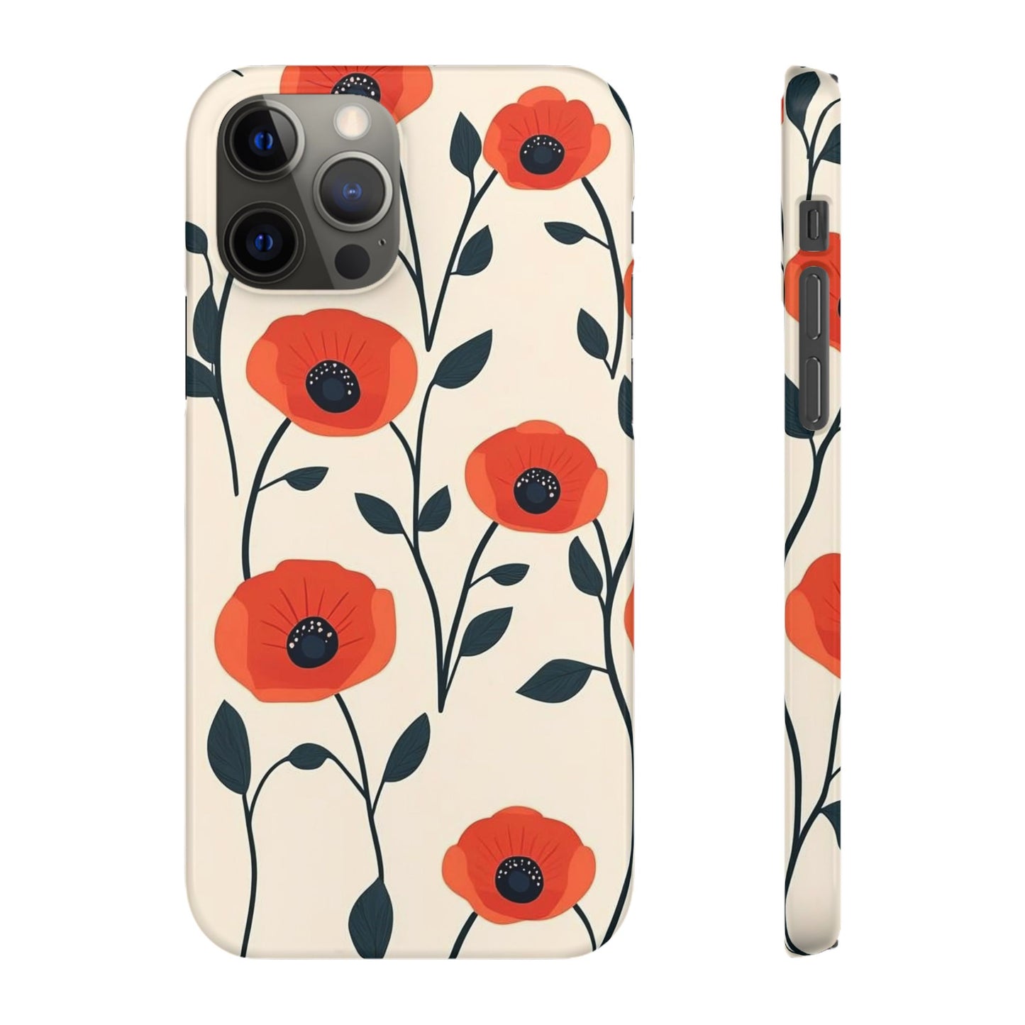 Poppy Fields Phone Snap Case