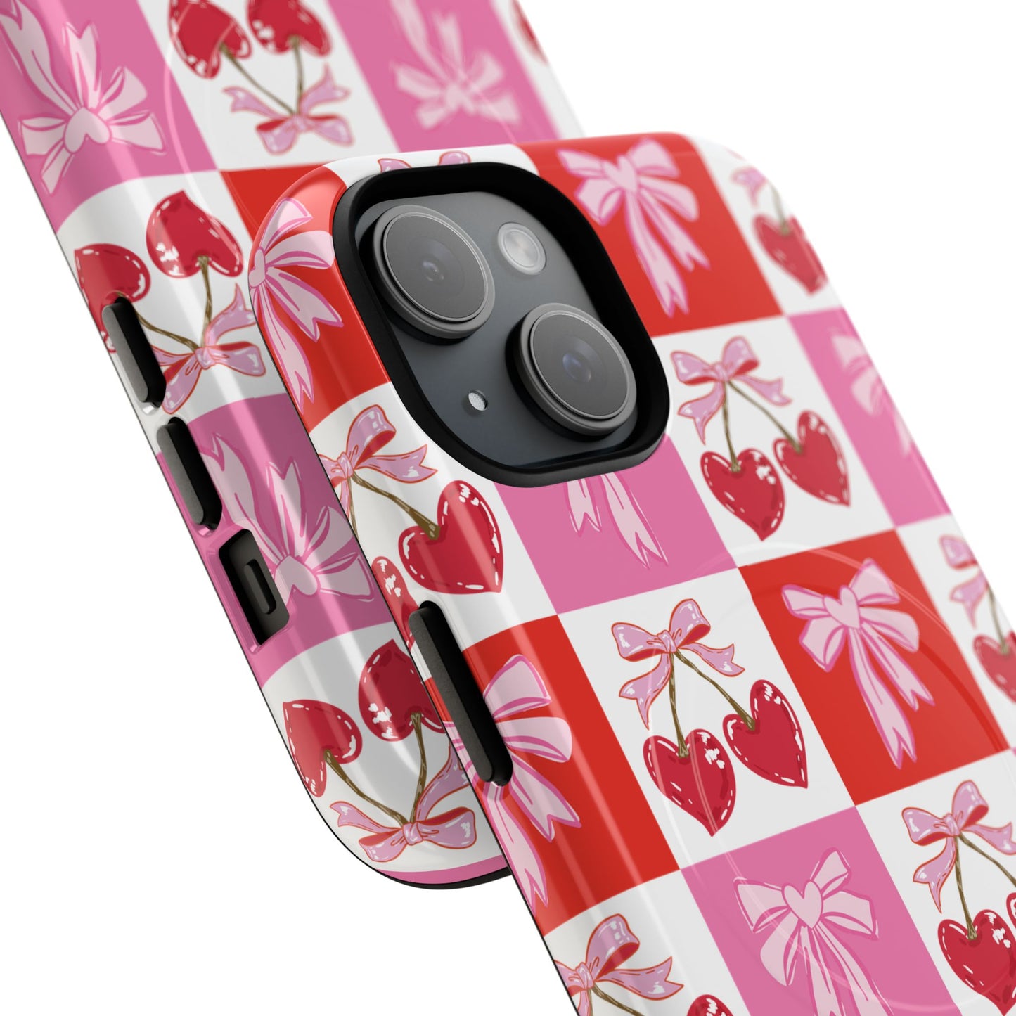 Sweet Pink Coquette Tough Magnetic Phone Case