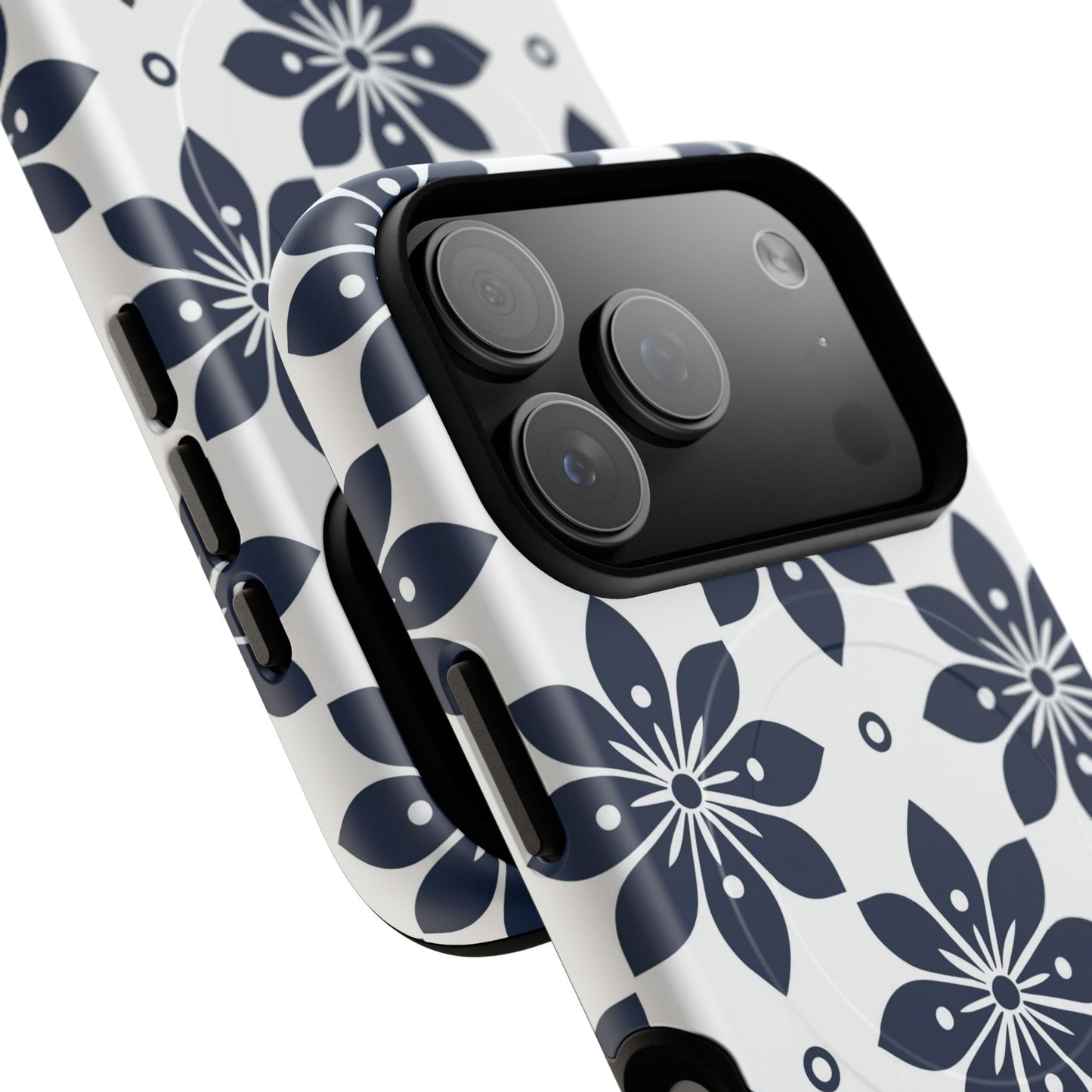 Azure Lattice Tough Magnetic Case