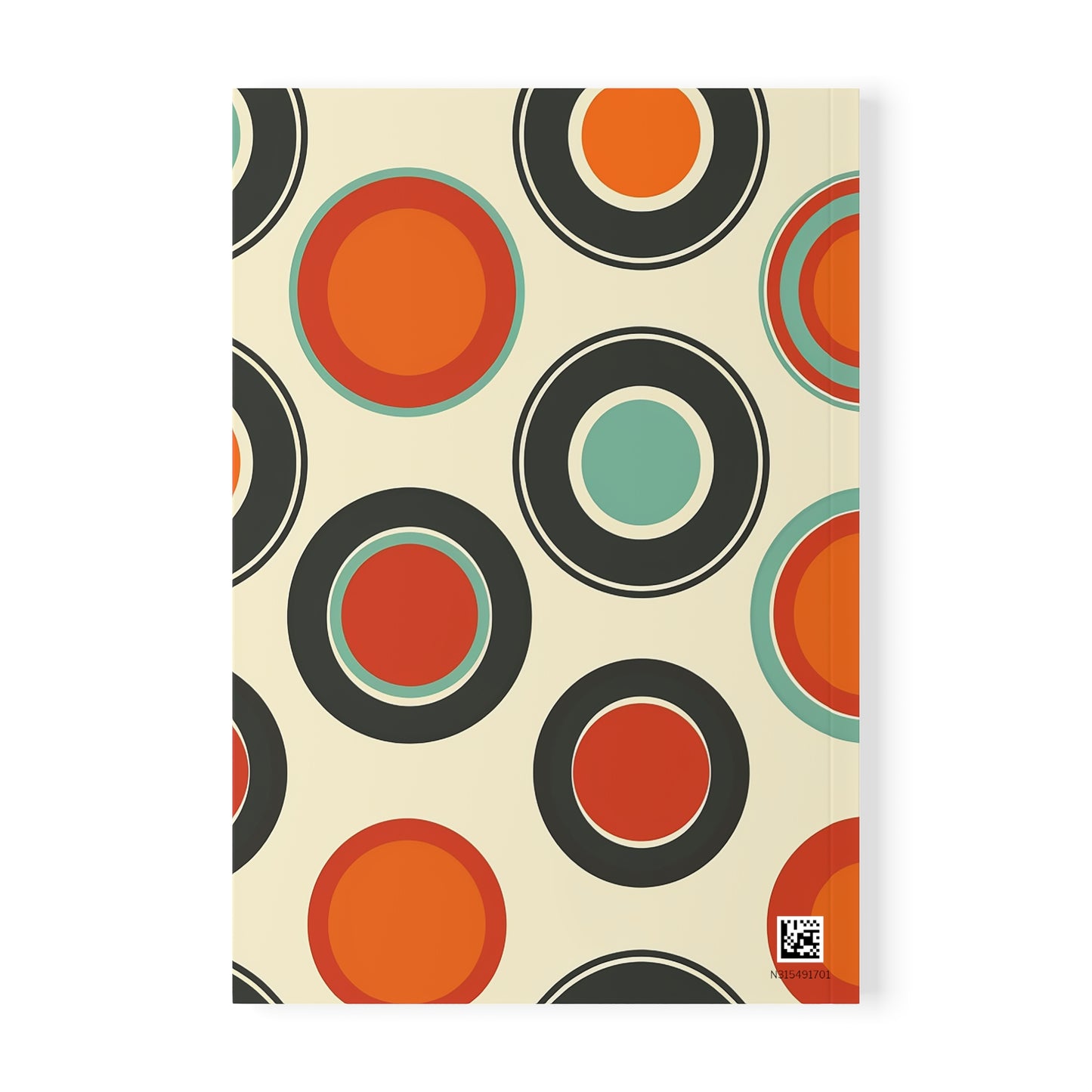 Retro Verse - Circle Softcover Notebook, A5