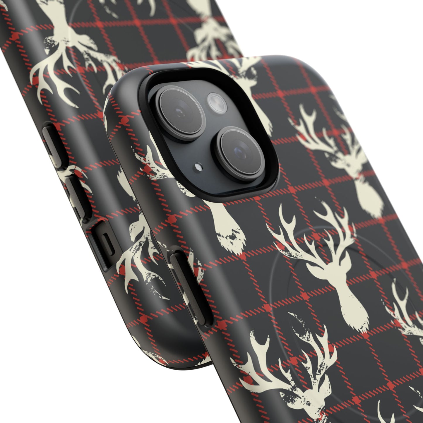 Stag Plaid Tough Magnetic Case